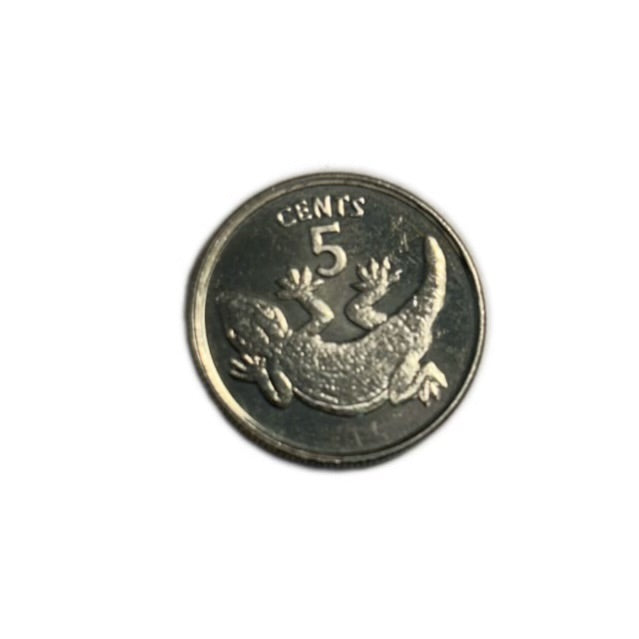 1979 Kiribati Gilbert Islands 5 Cents  Magnetic Gecko UNC