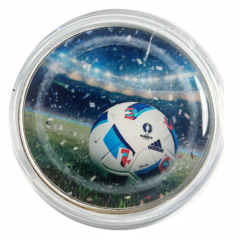 Lucky Craft Coin Euro 2016 Official Match Big Medal  in Capsule