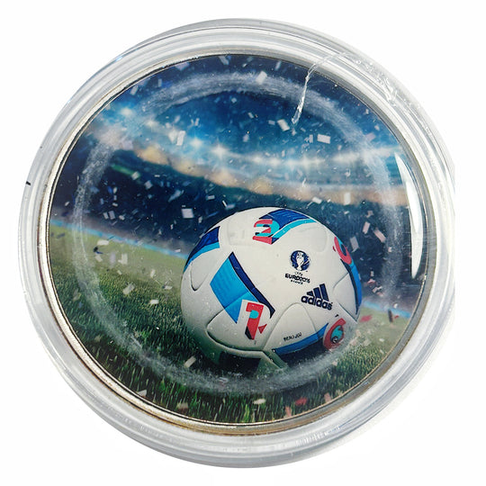 Lucky Craft Coin Euro 2016 Official Match Big Medal  in Capsule