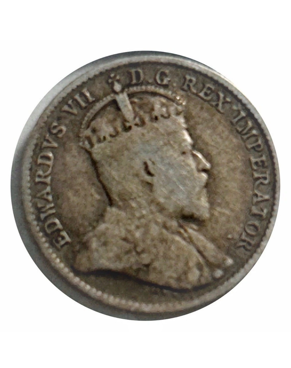 1902 Canadian Silver 5 Cents Edward VII 1 Jahr Typ