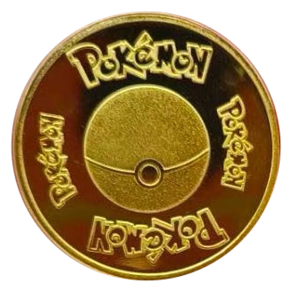 Pokemon Mega Charizard X Colorized Collectible Coin Japanese Anime Dragon Round