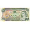 1969 Canada  $20 Multicoloured Note AU