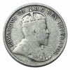 1906 Canadian Silver 5 Cents Edward VII Coin VG
