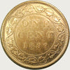 1899 Canada  Victoria Queen Large Penny Coin