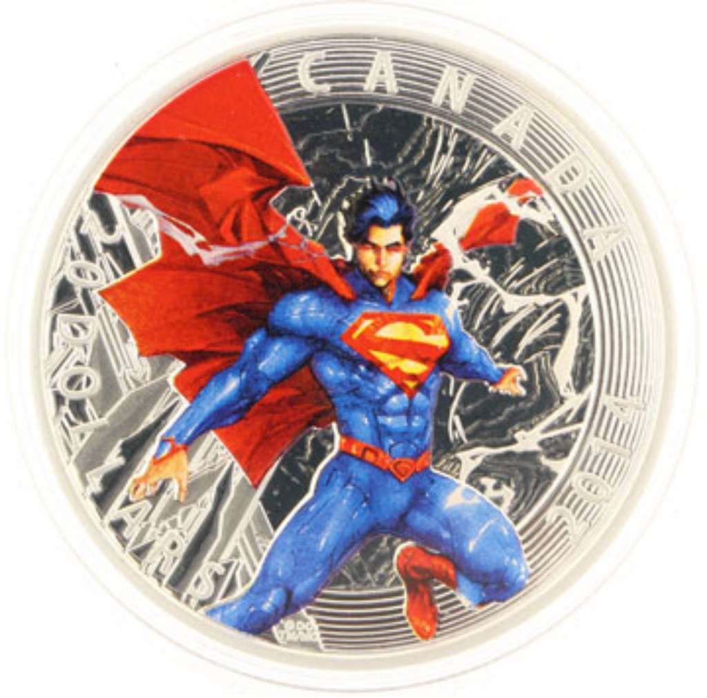 2014 Canada $20 Superman Annual #1 Comic Cover .9999 Silver Proof Coin