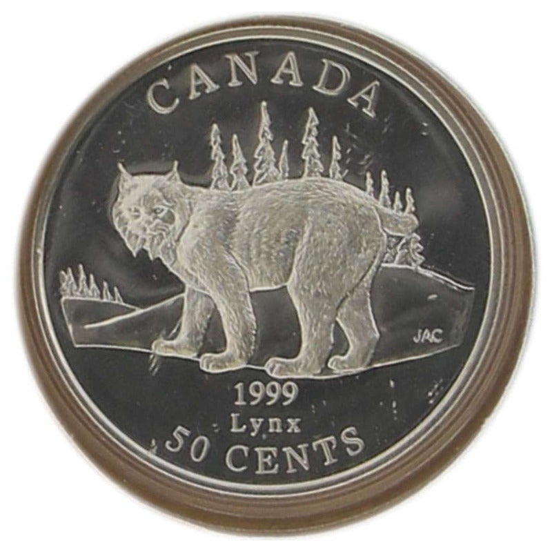 1999 Cats of Canada 4-Coin Sterling Silver Set