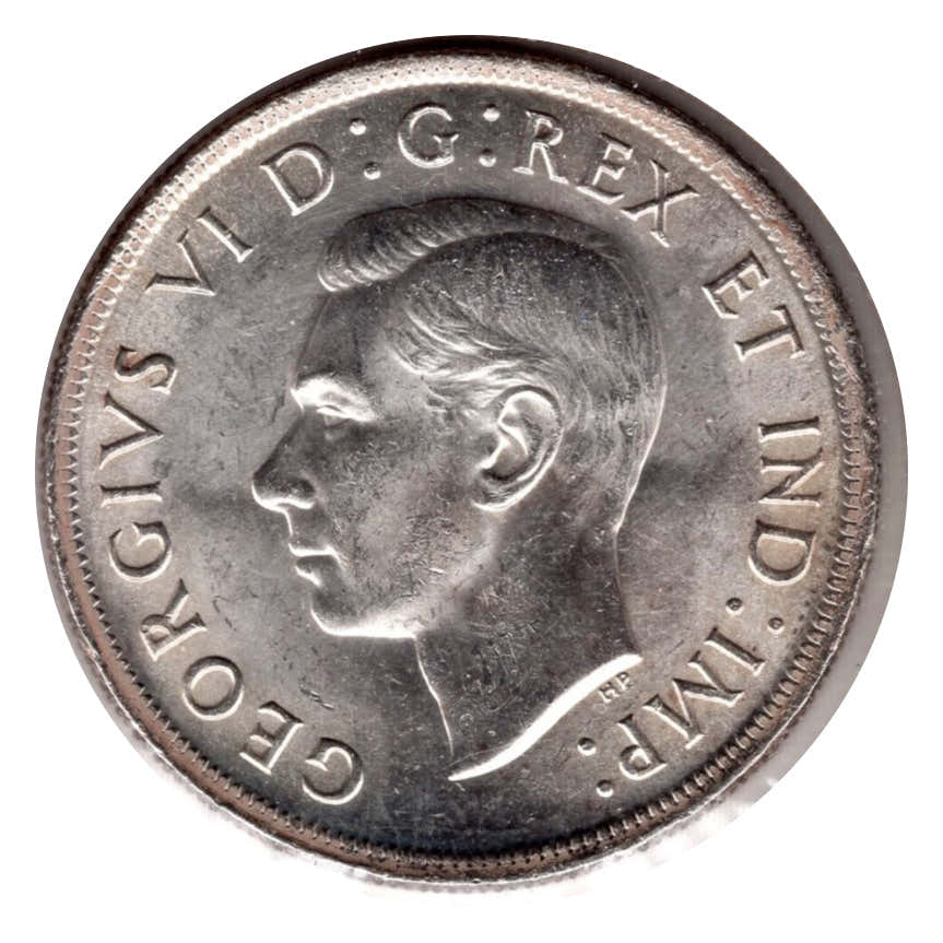 1939 Canada George VI  Silver Dollar  VF