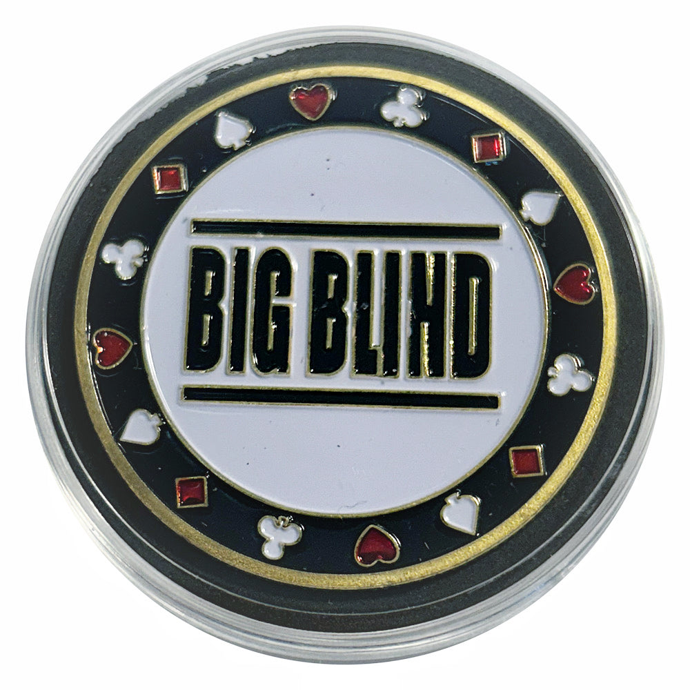Lucky Craft Colored Coin Big Blind Poker Casino Theme in Capsule