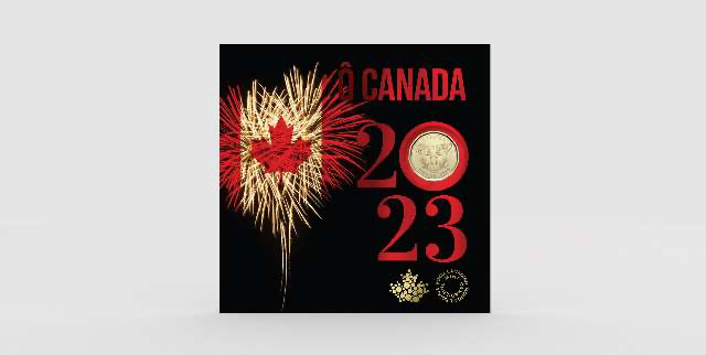 2023 Canada Base Metal Set Oh Canada! incl. $1 Moose Head, Folder 5-coins