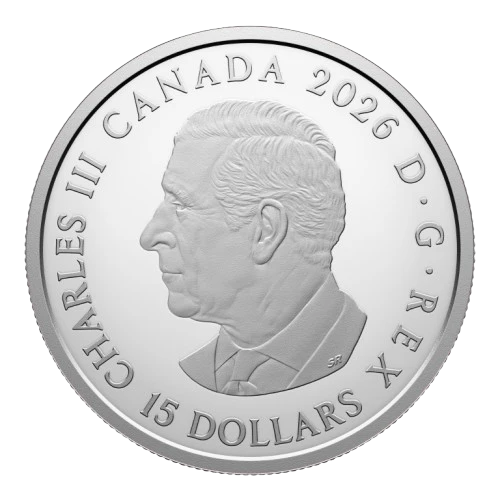 2026 Canada Silver  $15 Clan Animals: Sandhill Crane - Pure Silver Coin
