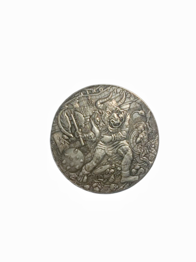 Copper Craft  Coin “Minotaur   “40mm Hobo Nickel Big Coin