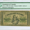 1870 Canada 25 Cents Note
