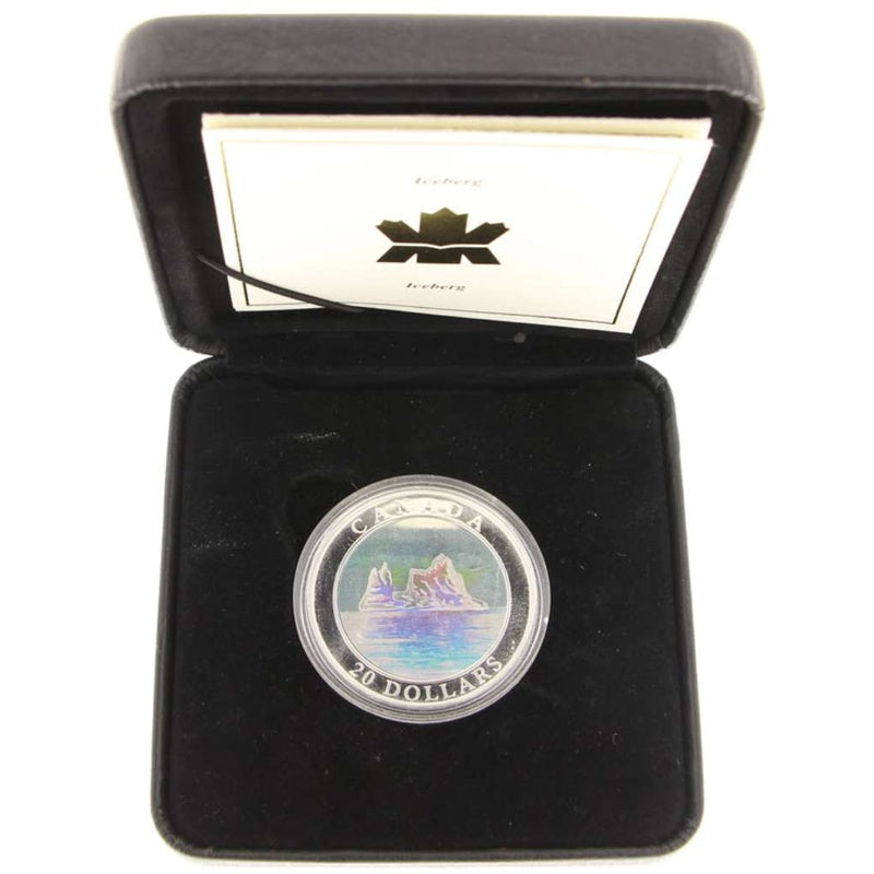 2004 Canada $20 Icebergs Natural Wonders 1 oz Silver