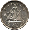 1949 Bank Of Canada Silver $1 Dollar UNC MS 65