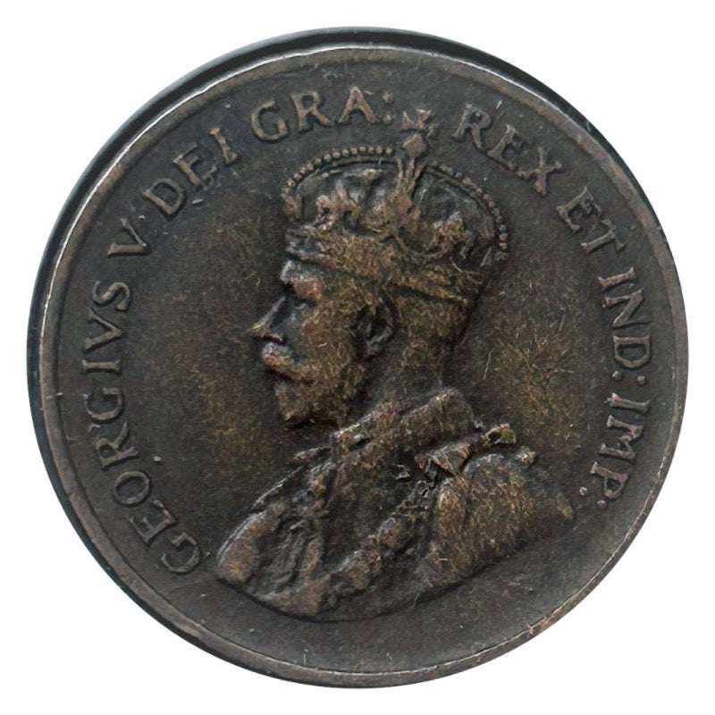 1927 Kanada Kleine 1-Cent-Münze im Umlauf, hohe Qualität, Schlüsseldatum