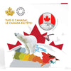 2019 Canada $5 This Is Canada! Pure Silver Glow in the Dark Coin 7.96g