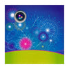 2009 Canada 25 Cents Congratulations Fireworks Coloured Coin in Greeting Card