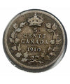 1902 Canadian Silver 5 Cents Edward VII 1 Jahr Typ