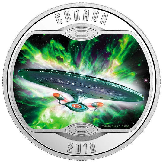 2018 Canada $10 Star Trek Enterprise NCC-1701-D