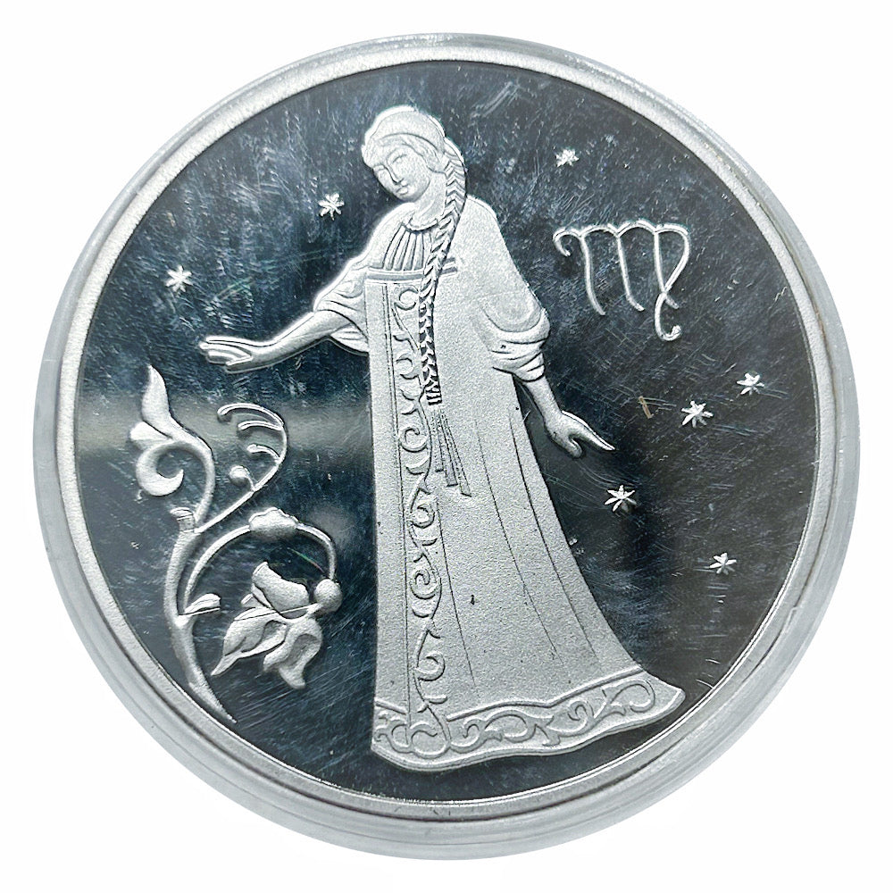 Lucky Craft Craft  Coin Virgo Zodiac Maiden Astrology in Capsule
