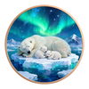 Arctic Dreams Polar Bear Family 1 oz Pure Copper Colorized Bullion Round
