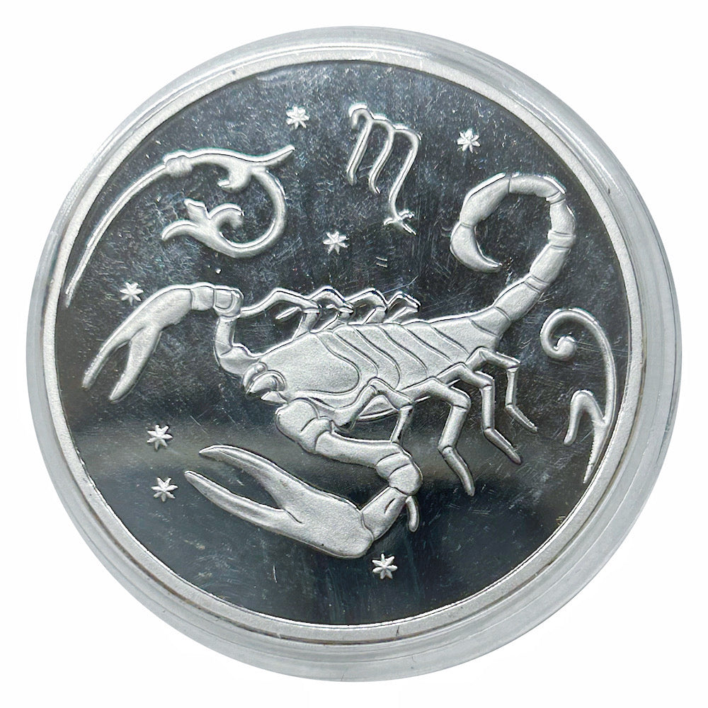 Lucky Craft Craft Coin Scorpio Zodiac Astrology in Capsule
