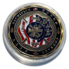 Lucky Craft Colored Coin Saint Florian Firefighter  in Plastic Capsule