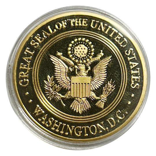 Lucky Colored Coin Coast Guard in Plastic Capsule