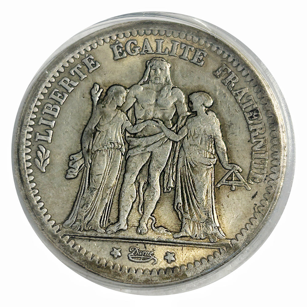 Lucky Craft Coin  Copper France Hercules Medal in Capsule