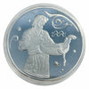 Lucky Craft Coin Zodiac Aquarius Commemorative Medal in Capsule