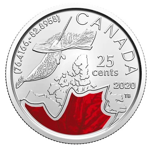 2020 Canada Base Metal 25 Cents Pacific - Connecting Canada CI