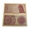 1964 Indonesia 5 Sen Banknote UNC