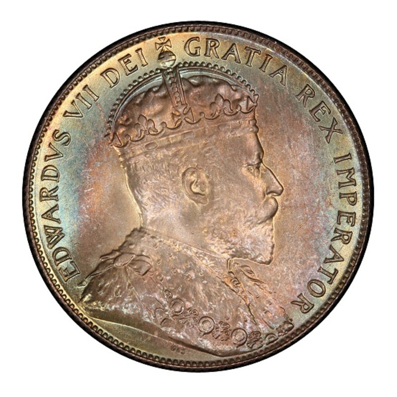 1904 H Canada Silver 50 cents Newfoundland  Coin VG