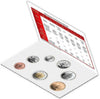 2010 Canada RCM Brilliant Uncirculated 7-Coin Set Maple Leaf Logo