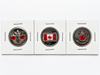 Canada Remembrance Poppy & Flag 25 Cent Commemorative Coin Set – 3 Coins