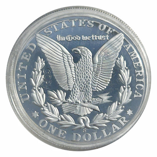 Lucky Craft Coin 1884 Morgan Dollar  Coin Medal in Capsule