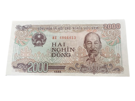 1988 Vietnam 2000 Dong Banknote  Crisp Currency UNC