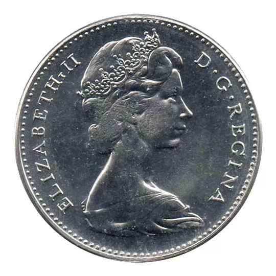 1967 Centenaire canadien 5 Cents Lapin Nickel BU
