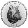 2022 Canada Silver  $25 Timber Wolf, Extraordinary High Relief