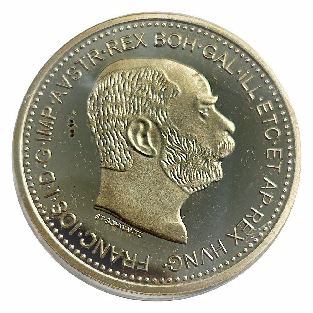 Lucky Craft Coin Austria Hungary Franz Joseph I Medal in Capsule