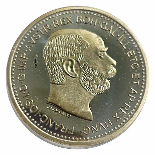 Lucky Craft Coin Austria Hungary Franz Joseph I Medal in Capsule