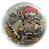 Lucky Colored Coin Ancient Egypt Ra Sun God  in Protective Plastic Capsule