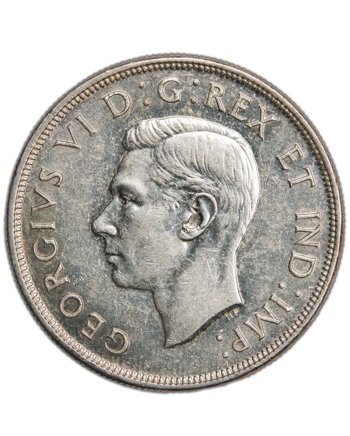 1947 Canada Blunt 7 $1 Silver Dollar Coin VF