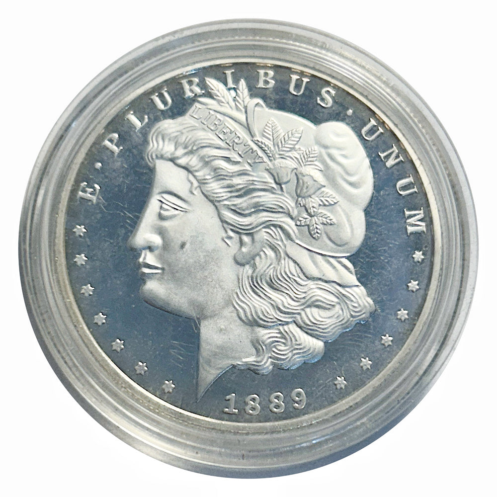 Lucky Craft Coin Morgan Dollar Liberty Head  Medal in Capsule
