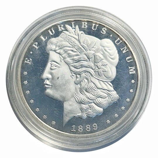 Lucky Craft Coin Morgan Dollar Liberty Head  Medal in Capsule