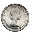 1964 Canadian Silver Dollar Coin  MS60