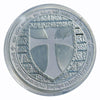 Lucky Craft Coin Knights Templar Shield Cross  Medal in Capsule