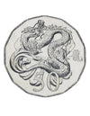 2012 Australia 50 cents Lunar Calendar - Year of the Dragon BU