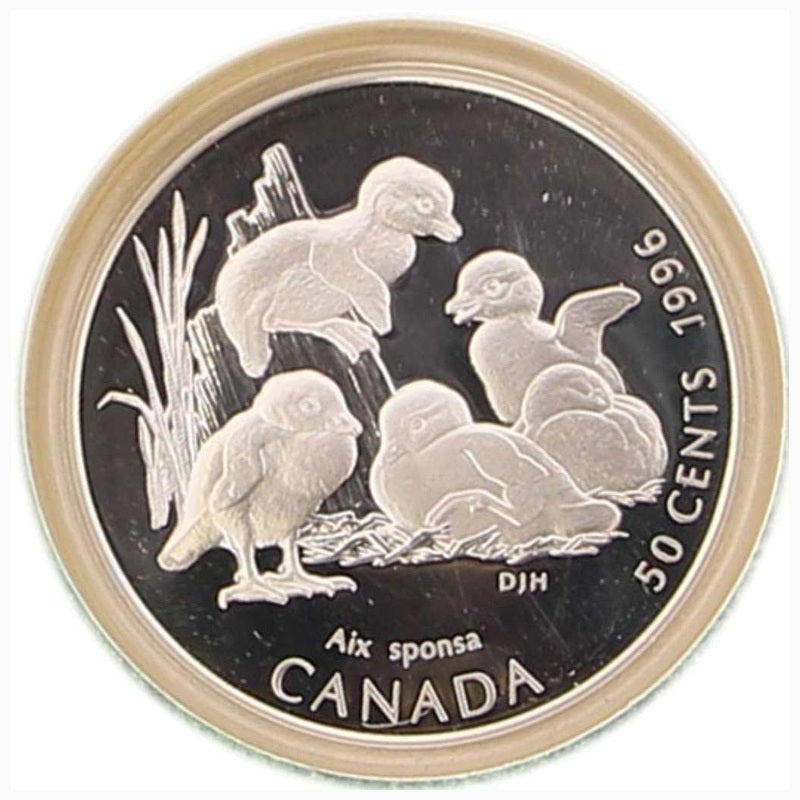 1996 Canada Little Wild Ones 4-Coin Sterling Silver 50c Proof Set RCM