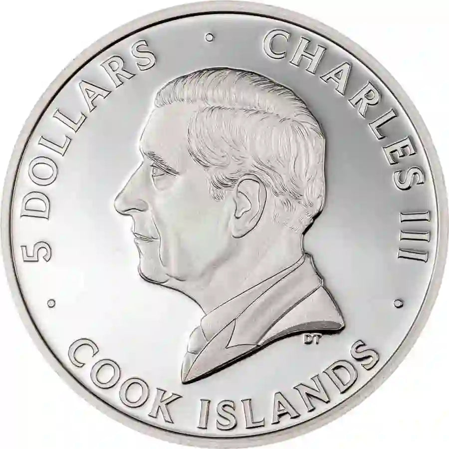 2025 Cook Islands $5 Underlook Under-Dog 1oz .9999 Silver Proof Coin 999 Mint